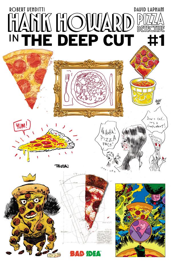 Hank Howard Pizza Detective The Deep Cut #1 variant cover by Various