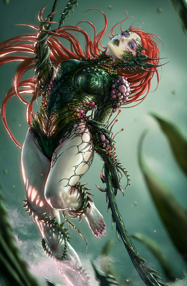 Poison Ivy #50 variant cover by KyuYong Eom