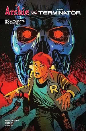 Archie Vs The Terminator #3 CVR A FRANCESCO FRANCAVILLA cover