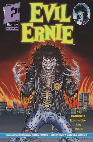 Evil Ernie #1 CVR C 30TH ANNIVERSARY FACSIMILE EDITION CVR C ERIC MACHE GLOW IN THE DARK cover