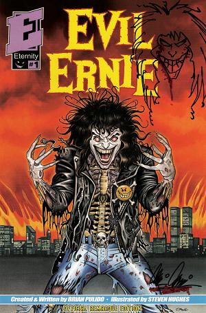 Evil Ernie #1 CVR F 30TH ANNIVERSARY FACSIMILE EDITION CVR F ERIC MACHE REMARQUED BY BRIAN PULIDO cover