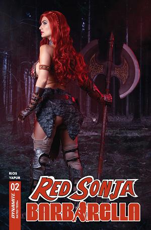 Red Sonja Barbarella #2 CVR D CVR D COSPLAY IVY RED SONJA cover