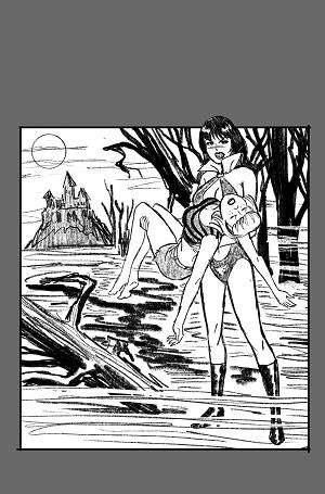 Sabrina The Teenage Witch Vampirella #1 CVR M CVR M INC 1:10 BILL GALVAN PENCILS cover