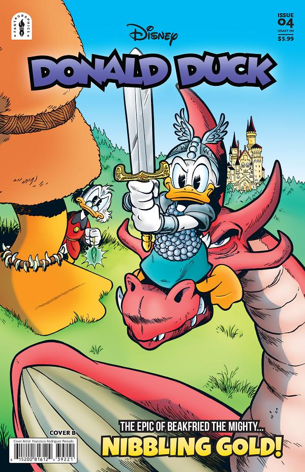 Donald Duck Legacy #392 variant cover by Francisco "Paco" Rodriguez Peinado