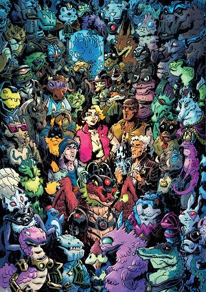 Creature Corps #1 CVR J CVR J INC 1:50 JOK JAPANESE VIRGIN FOIL cover