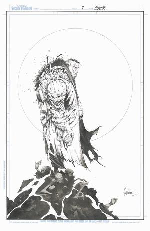 Spawn The Curse Of Sherlee Johnson #9 CVR C CVR C JONATHAN GLAPION B&W VIRGIN cover