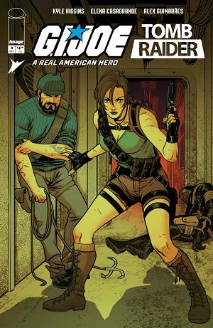 Gi Joe A Real American Hero Tomb Raider #3 CVR A ELENA CASAGRANDE & ALEX GUIMARAES cover