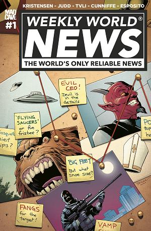 Weekly World News #1 CVR C (OF 6) CVR C DECLAN SHALVEY cover