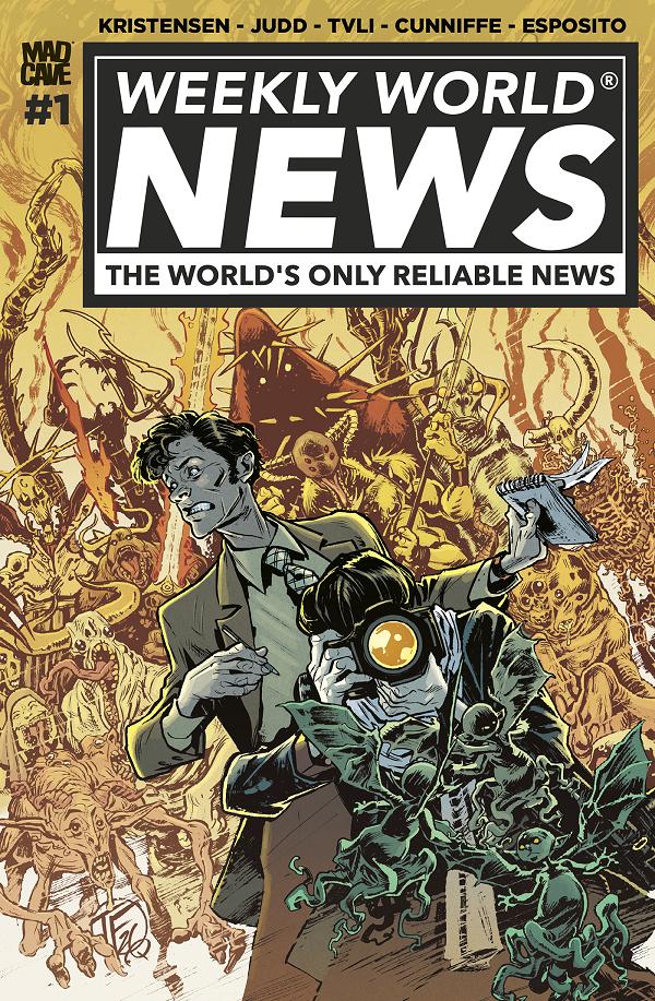 Weekly World News #1 variant cover by Tom Fowler