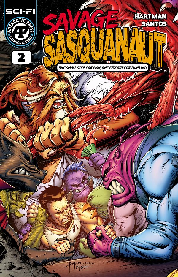 Savage Sasquanaut #2 cover by Craig Babiar