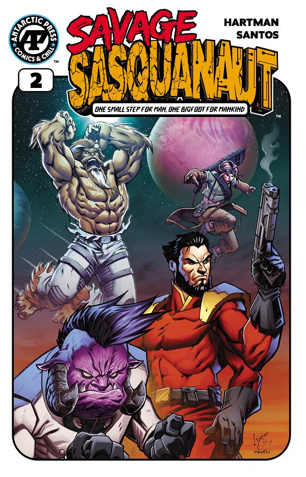 Savage Sasquanaut #2 variant cover by Chahine Ladjouze