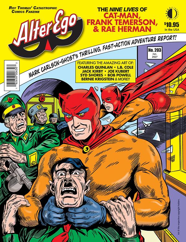 Alter Ego #203 cover by Charles Quinlan