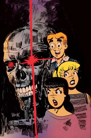 Archie Vs The Terminator #3 CVR F CVR F ROBERT HACK LTD VIRGIN cover