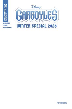 Gargoyles Winter Special 2026 #1 CVR E (ONE SHOT) CVR E BLANK AUTHENTIX cover