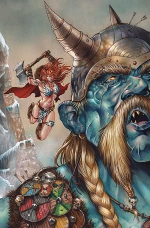 Red Sonja She Devil With A Sword #8 CVR I CVR I INC 1:10 MIKE ROOTH VIRGIN cover