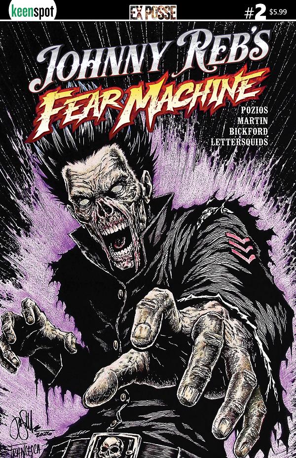 Johnny Rebs Fear Machine #2 variant cover by Jason Moore