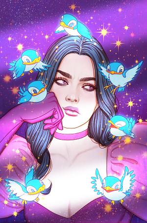 Princess Murders #1 CVR H CVR H INC 1:100 JENNY FRISON VIRGIN FOIL cover