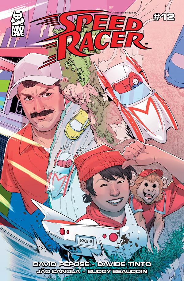 Speed Racer #12 variant cover by Rachael Stott