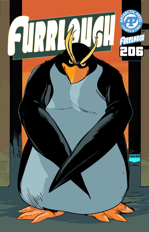 Furrlough #206 variant cover by Brian Denham