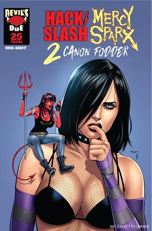 Hack Slash Mercy Sparx Canon Fodder #1 CVR C (ONE SHOT) CVR C MATT MERHOFF cover