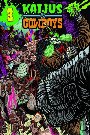 Kaijus And Cowboys #3 CVR A FRANKIE B WASHINGTON cover