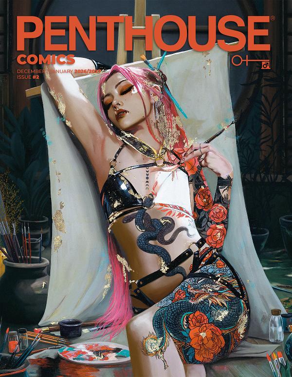 Penthouse Comics #2 variant cover by Andrea Milana