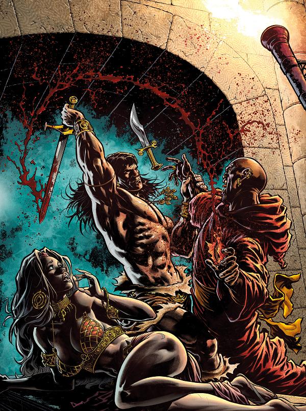 Savage Sword Of Conan Reforged #8 variant cover by Ian Churchill