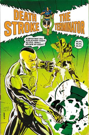 Deathstroke The Terminator #10 CVR B CVR B MITCH GERADS CARD STOCK cover