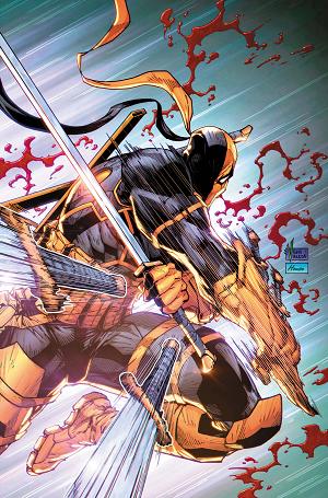 Deathstroke The Terminator #10 CVR C CVR C V KEN MARION CARD STOCK cover