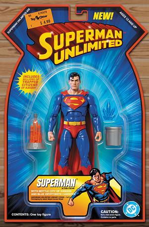 Superman Unlimited #20 CVR B CVR B JASON GEYER SUPERMAN WITH KANDOR ACTION (FIGURE) COMICS CARD STOCK cover