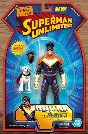 Superman Unlimited #20 CVR C CVR C JASON GEYER TOMORROW MAN AND KRYPTO ACTION (FIGURE) COMICS CARD STOCK cover