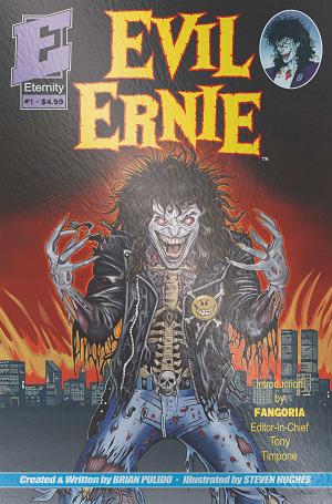 Evil Ernie #1 CVR E 30TH ANNIVERSARY FACSIMILE EDITION CVR E ERIC MACHE METAL PREMIUM cover