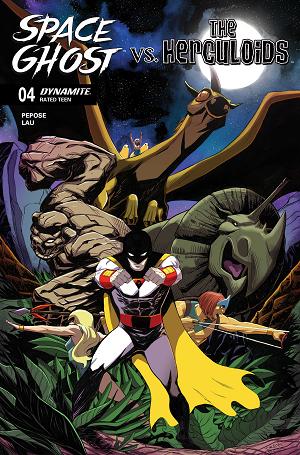 Space Ghost Vs The Herculoids #4 CVR B CVR B DREW MOSS cover