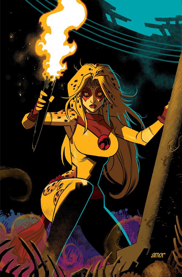 Thundercats Cheetara #4 variant cover by John Amor