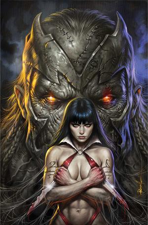 Vampirella (2026) #9 CVR F CVR F LUCIO PARRILLO METAL PREMIUM cover