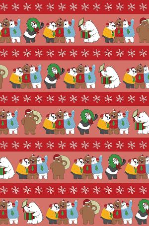We Bare Bears Christmas Special #1 CVR H (ONE SHOT) CVR H INC 1:10 WRAPPING PAPER VIRGIN cover