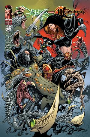 Darkness Vs The Magdalena #1 CVR B (ONE SHOT) CVR B JOE BENITEZ & RICHARD ISANOVE cover