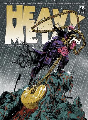Heavy Metal Magazine #8 CVR B CVR B ILIAS KYRIAZIS cover