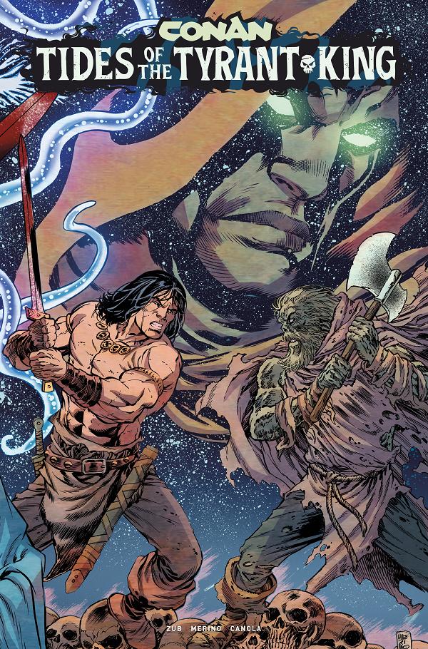Conan The Barbarian Tides Of The Tyrant King #4 variant cover by Jesus Merino
