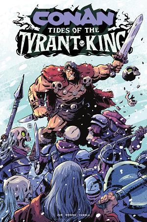 Conan The Barbarian Tides Of The Tyrant King #4 CVR F (OF 4) CVR F DEREK LAUFMAN FOIL cover