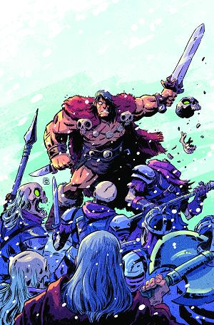 Conan The Barbarian Tides Of The Tyrant King #4 CVR E (OF 4) CVR E DEREK LAUFMAN VIRGIN CARDSTOCK cover