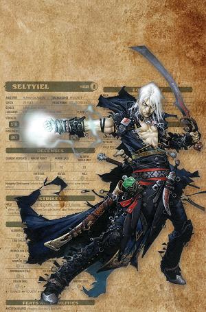 Pathfinder Vampirella Blade Of Darkness #3 CVR G CVR G INC 1:15 WAYNE REYNOLDS CHARACTER SHEET VIRGIN cover