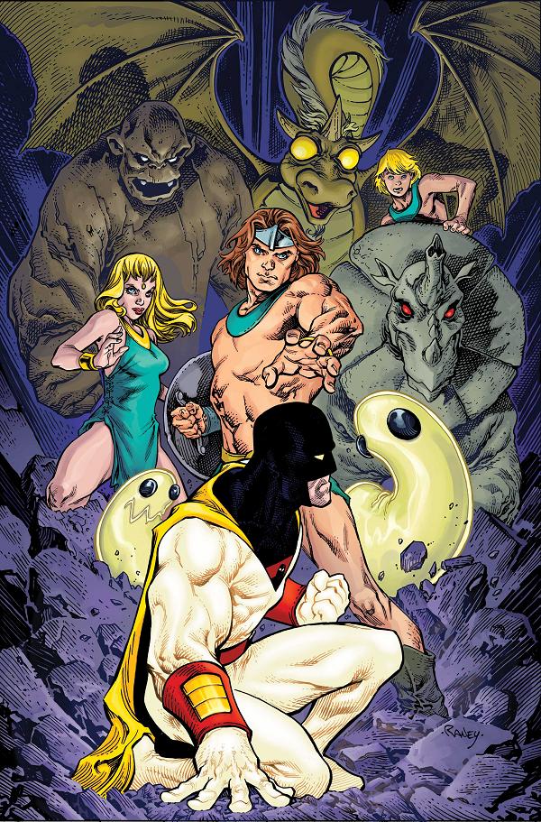 Space Ghost Vs The Herculoids #4 variant cover by Francesco Mattina