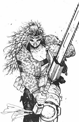Chainkata #2 CVR D CVR D DANIEL WARREN JOHNSON RAW ART cover