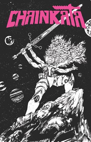 Chainkata #2 CVR B CVR B DANIEL WARREN JOHNSON B&W cover