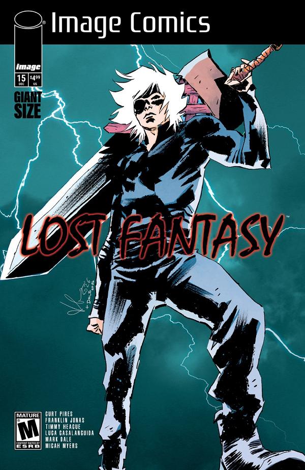Lost Fantasy #15 variant cover by Luca Casalanguida