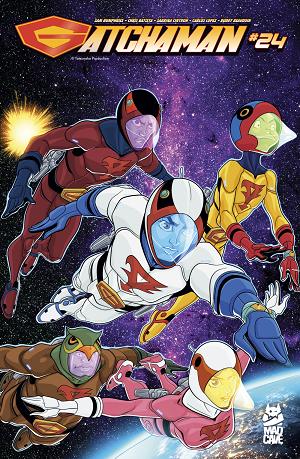 Gatchaman #24 CVR A CHRIS BATISTA SABRINA CINTRON TOM CHU cover