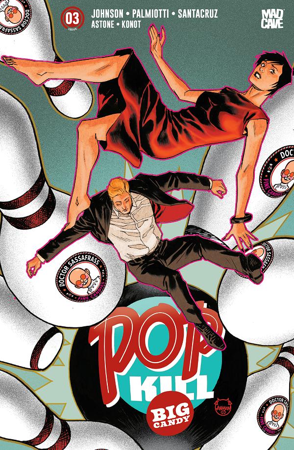 Pop Kill Big Candy #3 variant cover by Dave Johnson