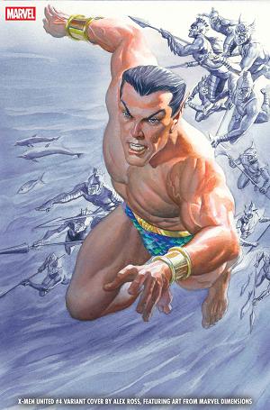 X-Men United #4 ALEX ROSS MARVEL DIMENSIONS VARIANT cover