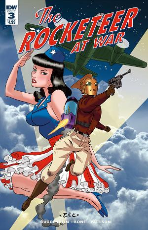 The Rocketeer At War #3 cover